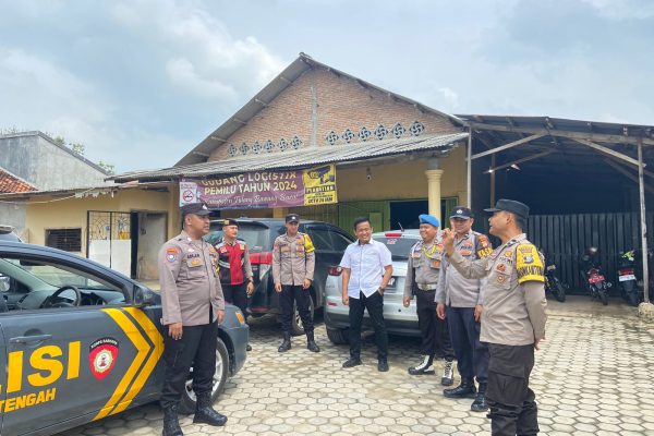 Polres Tulang Bawang Barat Memperkuat Pengamanan Gudang Logistik KPU