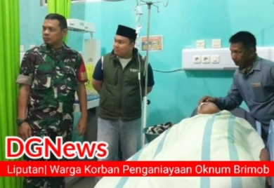 Viral : Oknum Brimob Aniaya Warga Kampung Buyut Udik Hingga Babak Belur