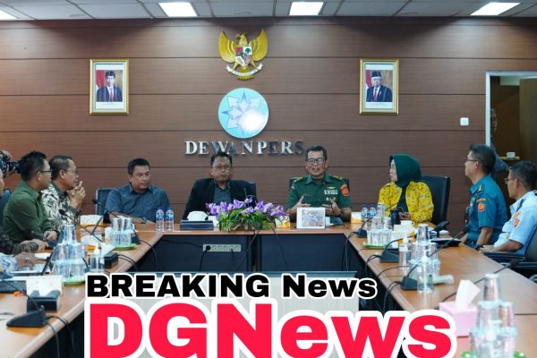 Kapuspen TNI Kunjungi Dewan Pers Pererat Hubungan Kerjasama Saling Menguntungkan