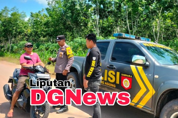 Antisipasi Gangguan Kamtibmas Di Hari Libur, Samapta Polsek Gunung Agung Gelar Patroli