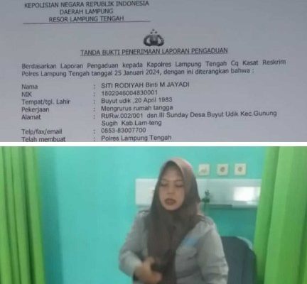 Karyawati  PT Sinar Bambu Mas Kencana Buyut Udik Gunung Sugih Lamteng, Menempuh Jalur Hukum Karena  Dianiaya Oleh Adik Si Bos