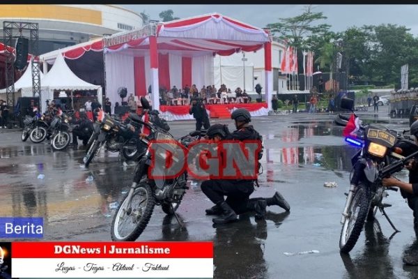 Batalyon A Brimob Kaltim Dan Polresta Balikpapan Gelar Latihan Sispamkota Kesiapan Pengamanan Pilkada 2024