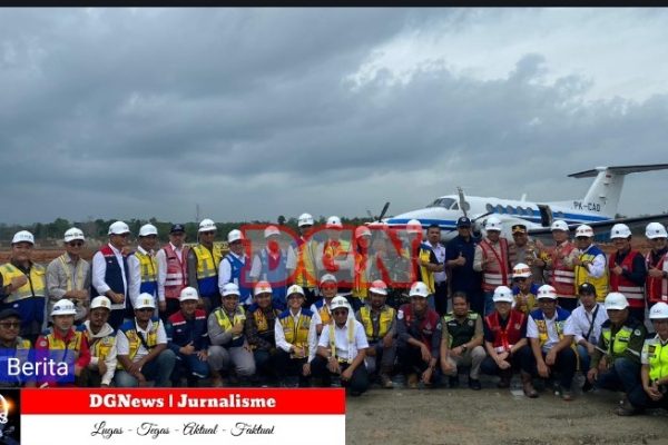 Kapolres PPU Kawal Kunjungan Kerja Plt. Kepala OIKN dan Menteri Perhubungan Uji Coba Landasan Bandara VVIP IKN