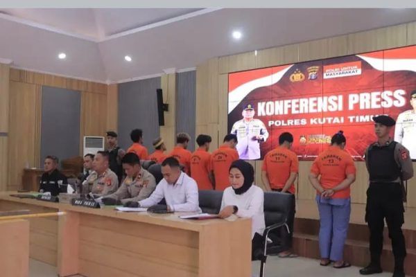 Polres Kutim Amankan 9 Tersangka dari 7 Kasus Narkoba, 48,2 Gram Sabu Disita